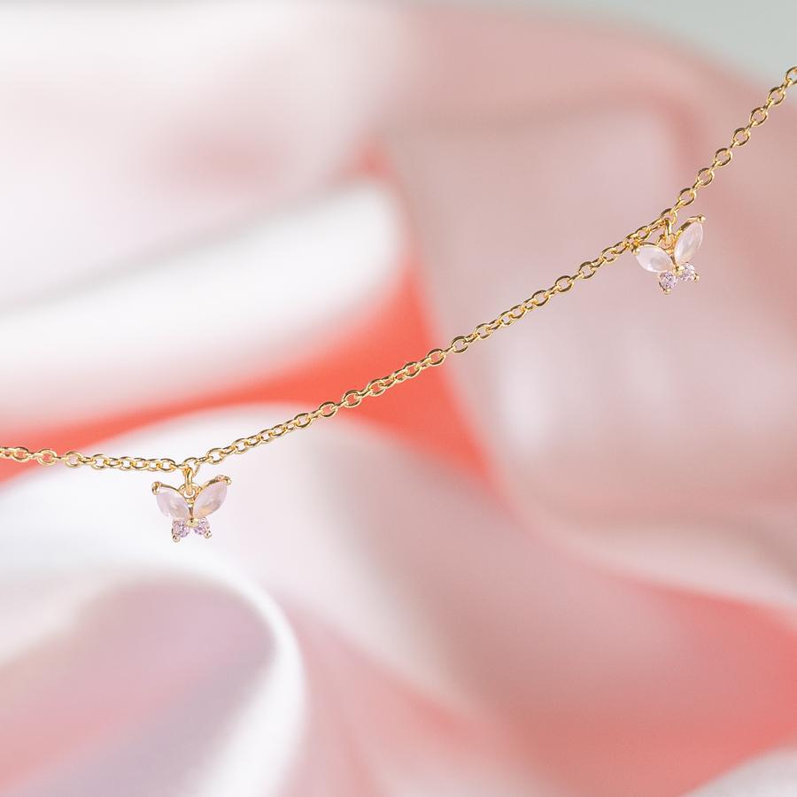 18K Gold-Plated Clavicle Necklace - Trendy Personalized Jewelry for Women