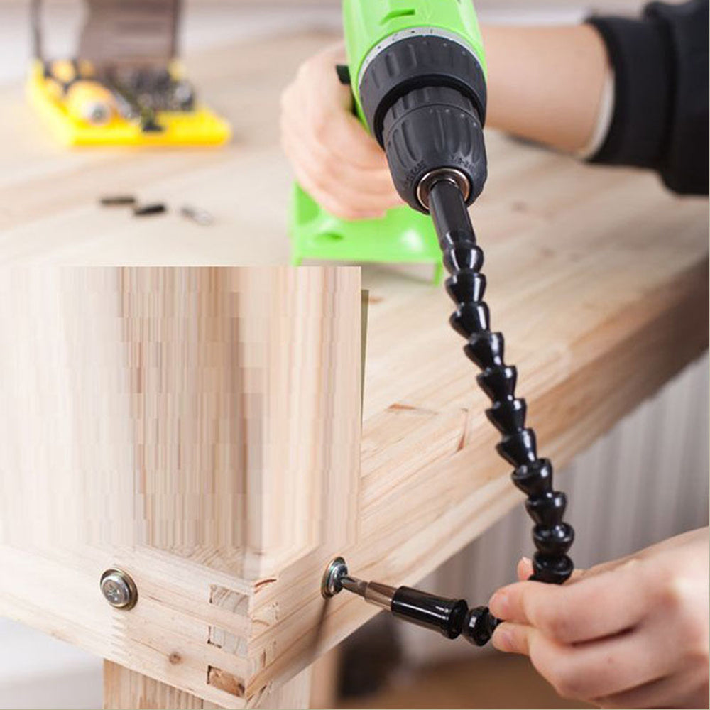 Angle Drill Flexible Shaft Bit Kit Extension Screwdriver Bit Holder+black Universal Flexible Shaft Screwdriver Set