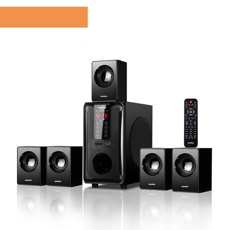 Home Theater Speakers with Wooden Subwoofer