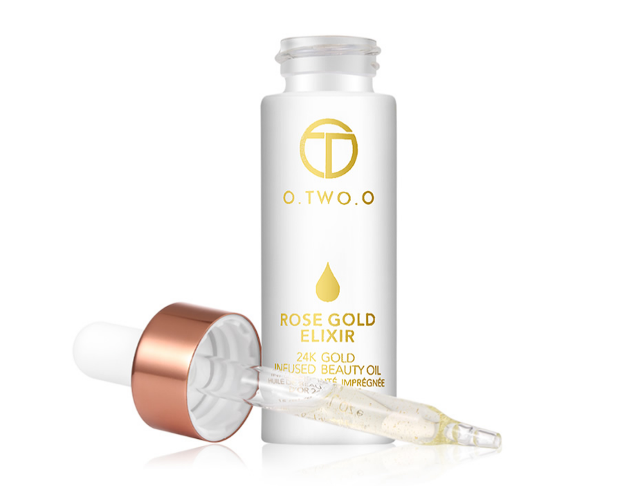 24K Rose Gold Elixir - Moisturizing & Anti-Aging Face Oil for Radiant Skin