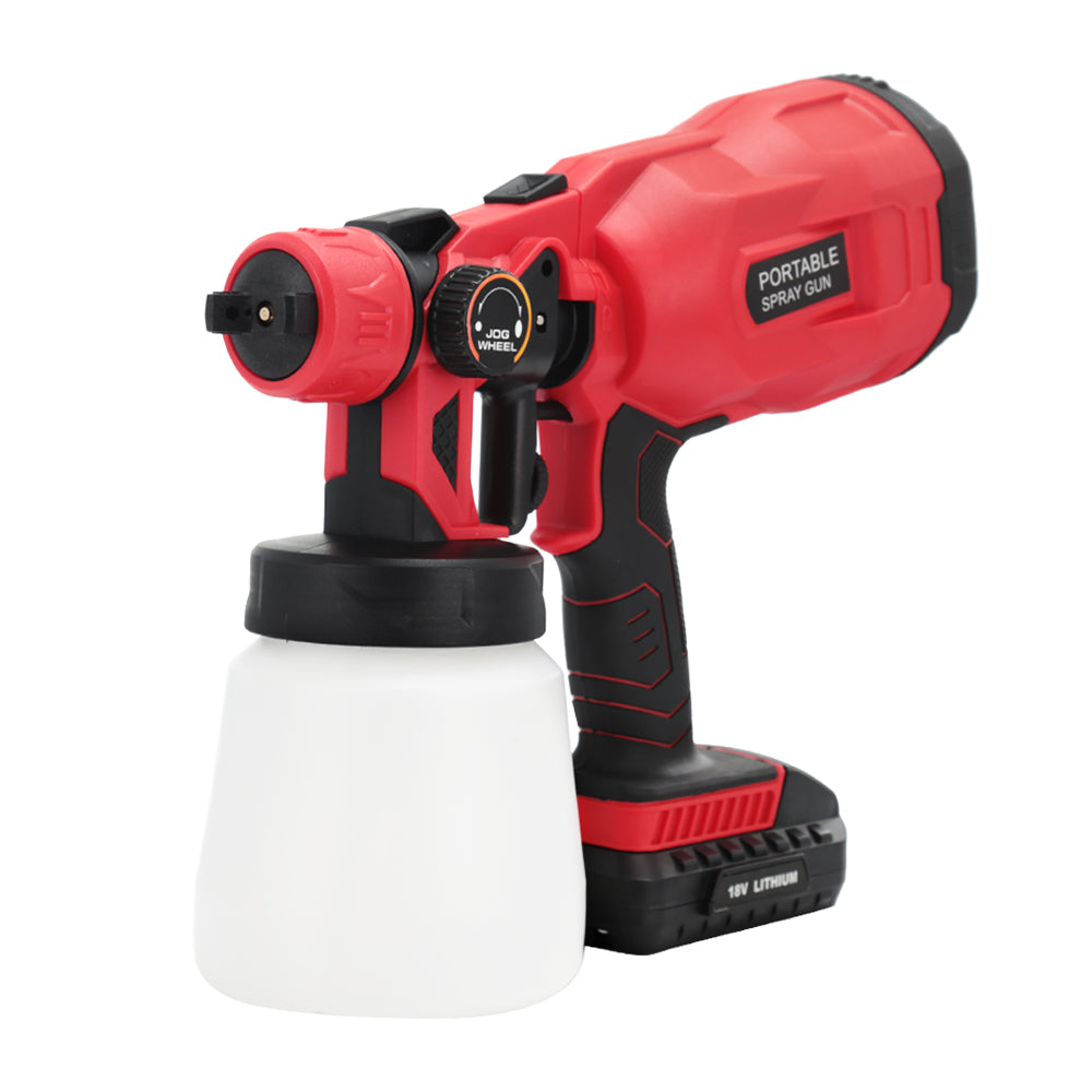 Cordless Electric Paint Sprayer – Handheld Rechargeable Power Tool for Painting Projects