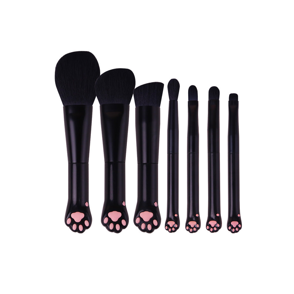 Portable Makeup Brush Set - Super Soft Hair Cosmetic Brushes for Flawless Application