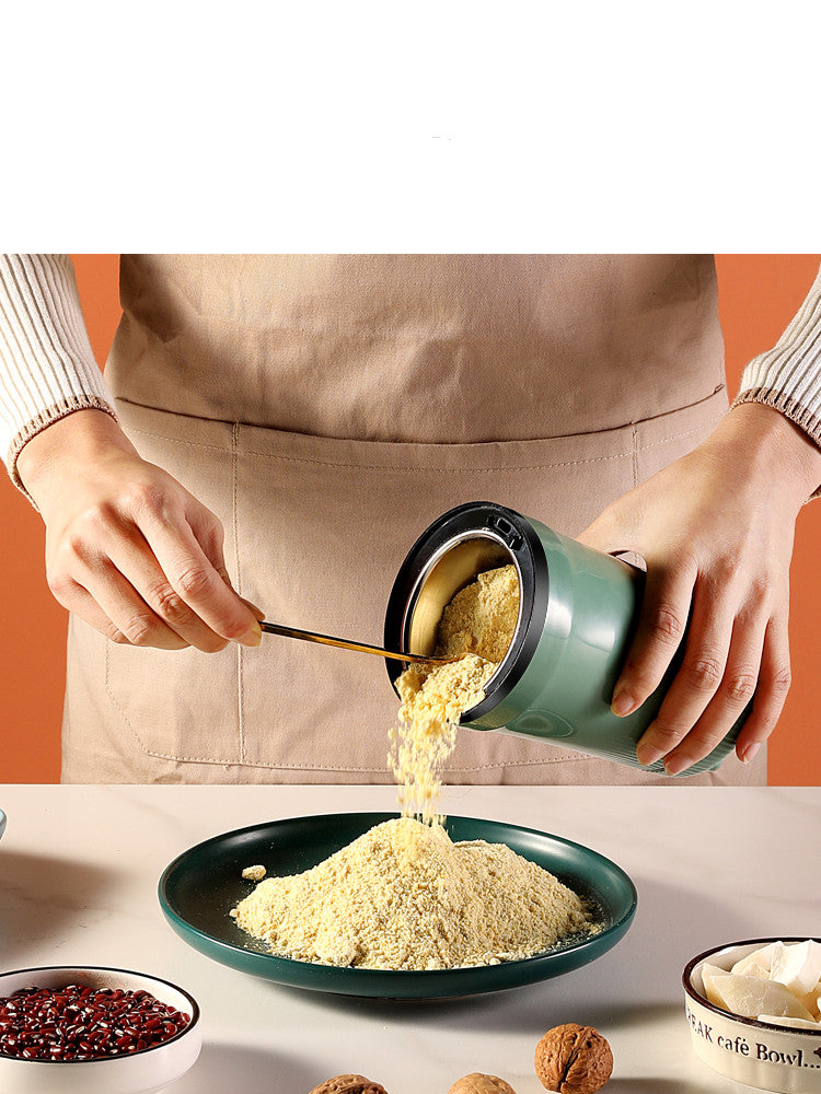 Small Grain Grinder - Household Flour & Coffee Milling Machine for Dry Grinding