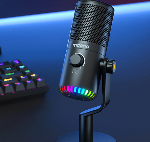 Gamingmicrofoon met ruisonderdrukking - Live streaming &amp; Esports Studio Mic