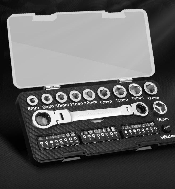 Ratchet Wrench Set - Multi-Function Two-Way Ratchet
