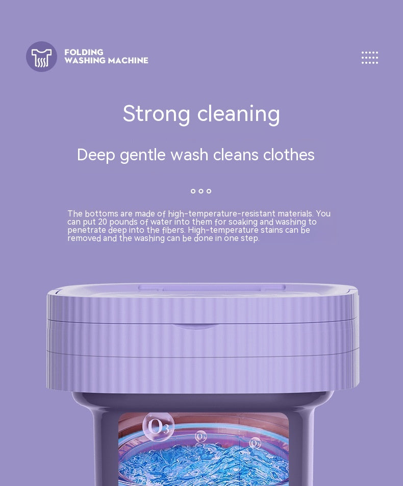 Portable Folding Washing Machine – Your Laundry Solution Anywhere, Anytime