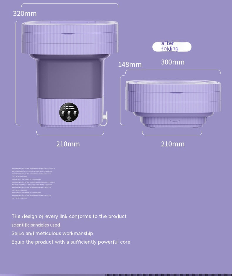 Portable Folding Washing Machine – Your Laundry Solution Anywhere, Anytime