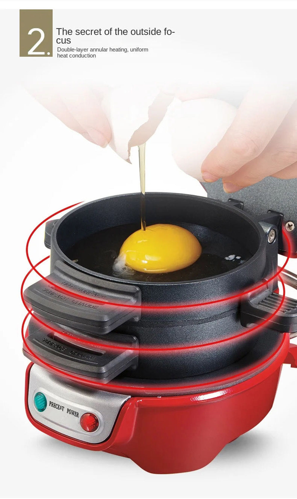 110V Multi-Functional Breakfast Maker