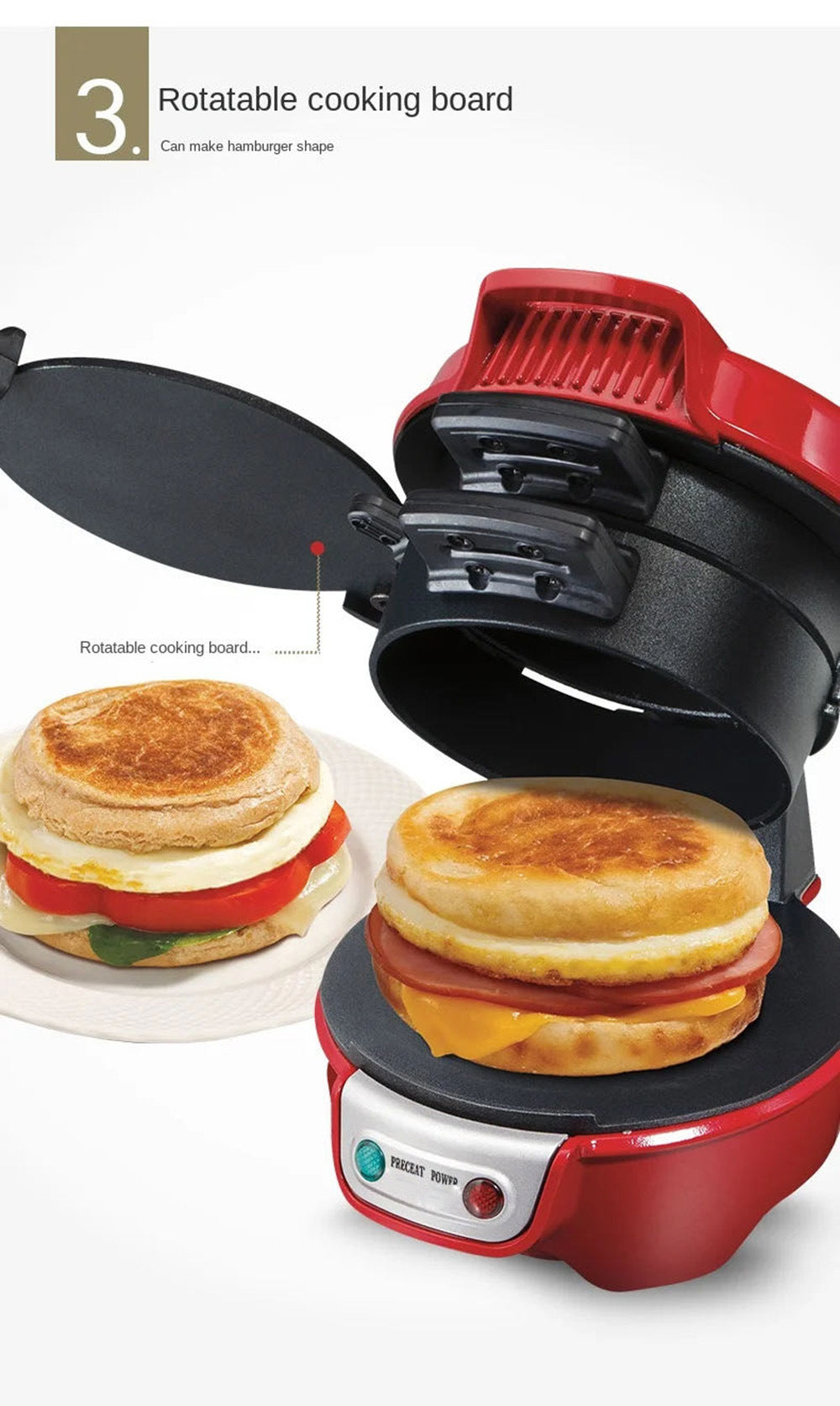 110V Multi-Functional Breakfast Maker