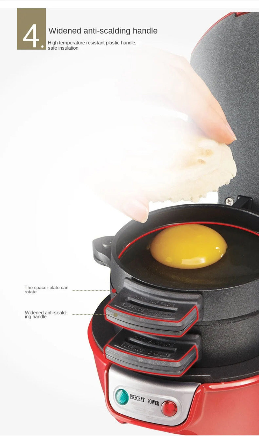110V Multi-Functional Breakfast Maker