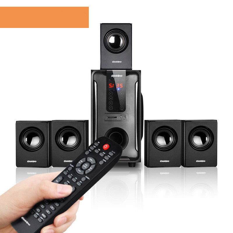 Home Theater Speakers with Wooden Subwoofer