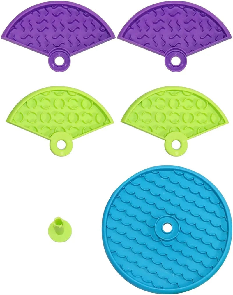Slow Feeder Puzzle Bowl – Anti-Choking Rotating Food Basin for Cats & Dogs