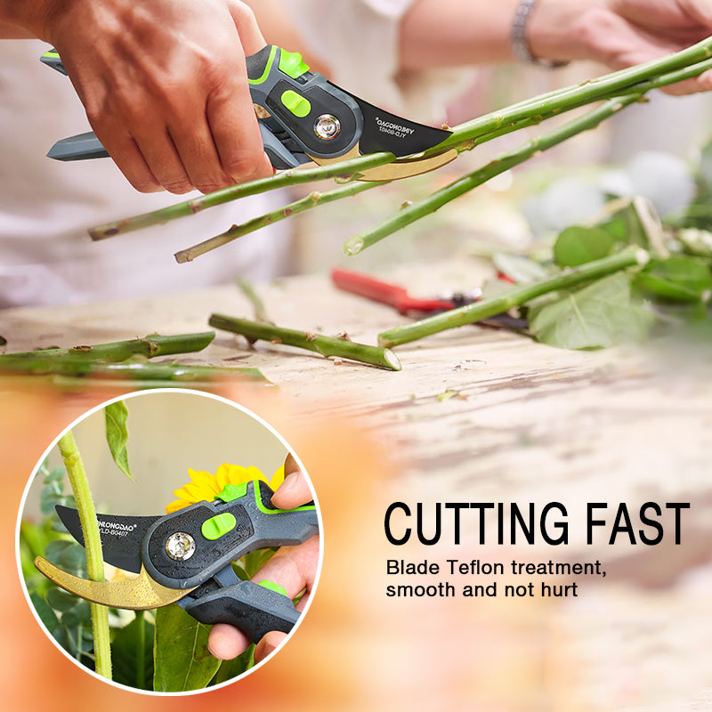 Garden Pruning Shears – Heavy-Duty Flower & Plant Trimming Scissors