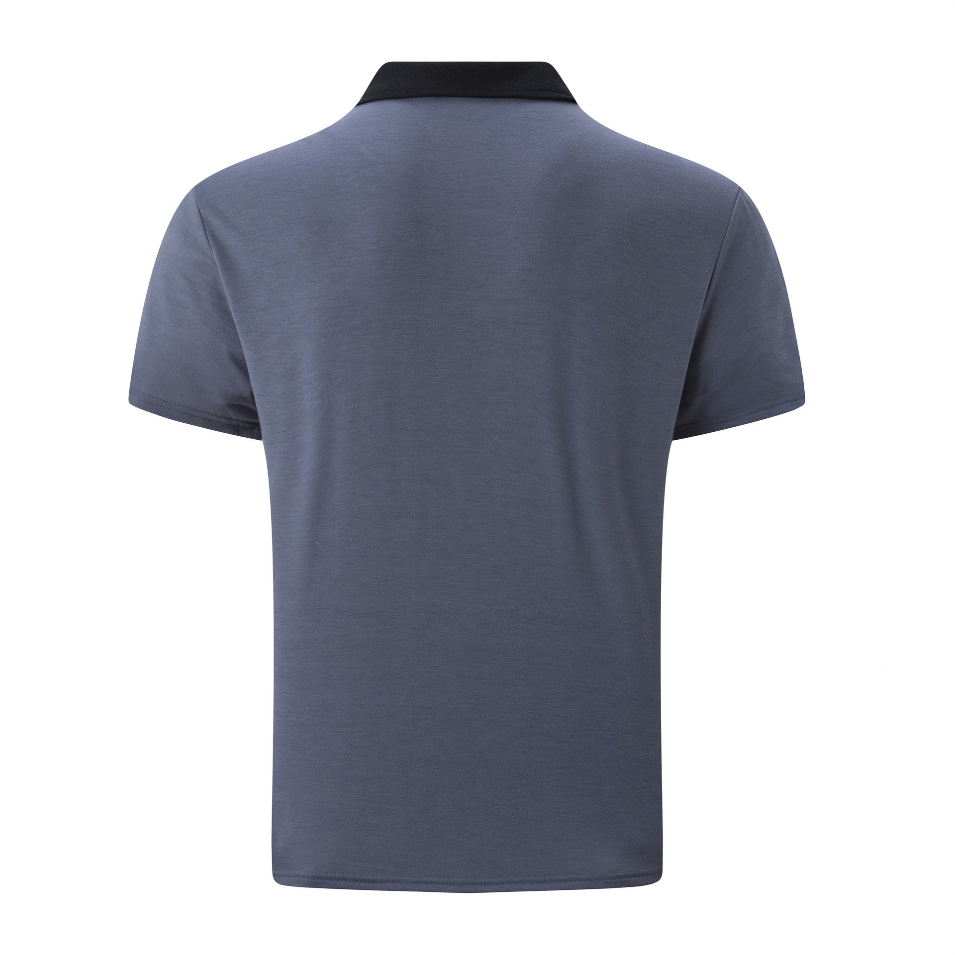 Men’s Slim Fit Polo Shirt – Short Sleeve Lapel T-Shirt with Chest Pocket