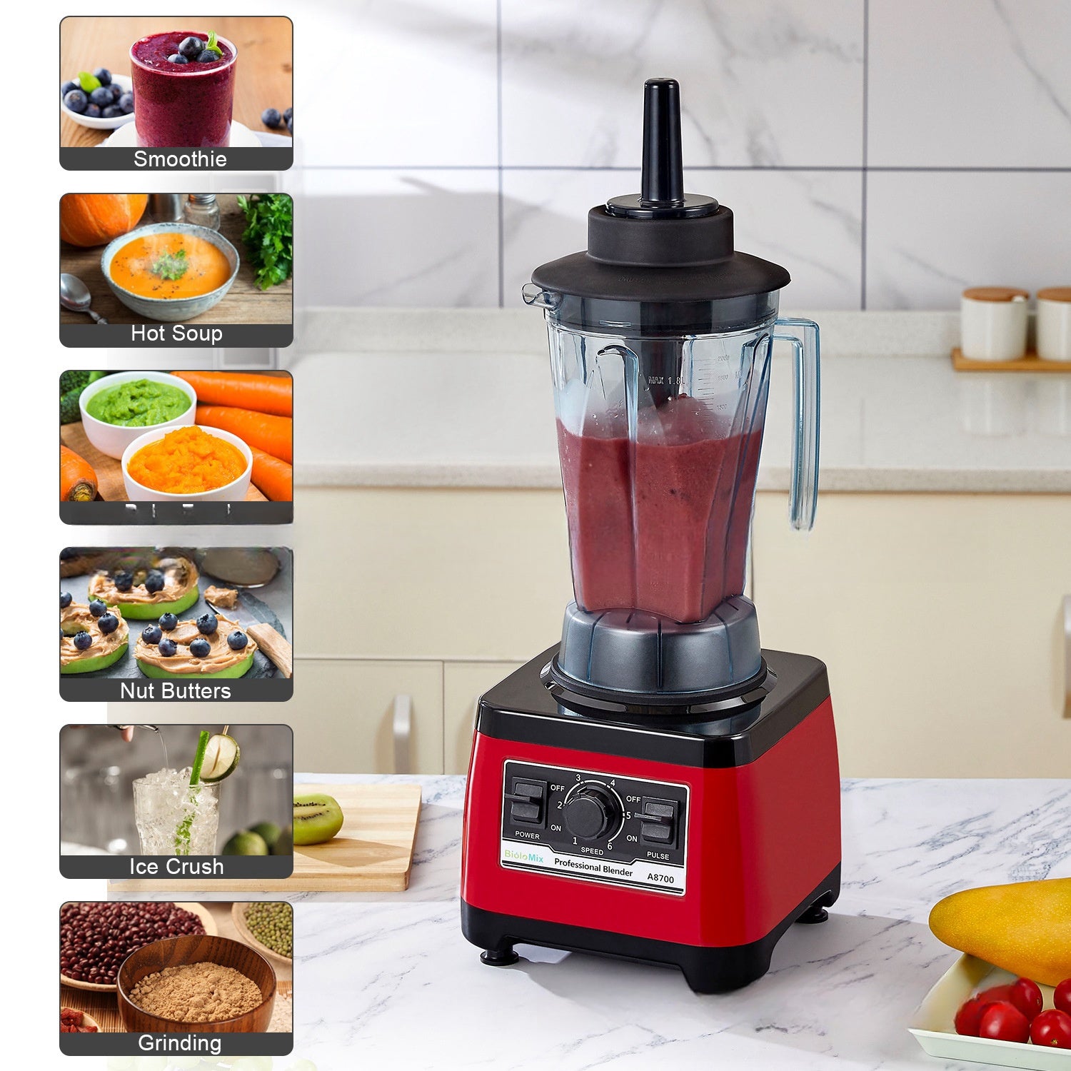 High Horsepower Commercial Blender