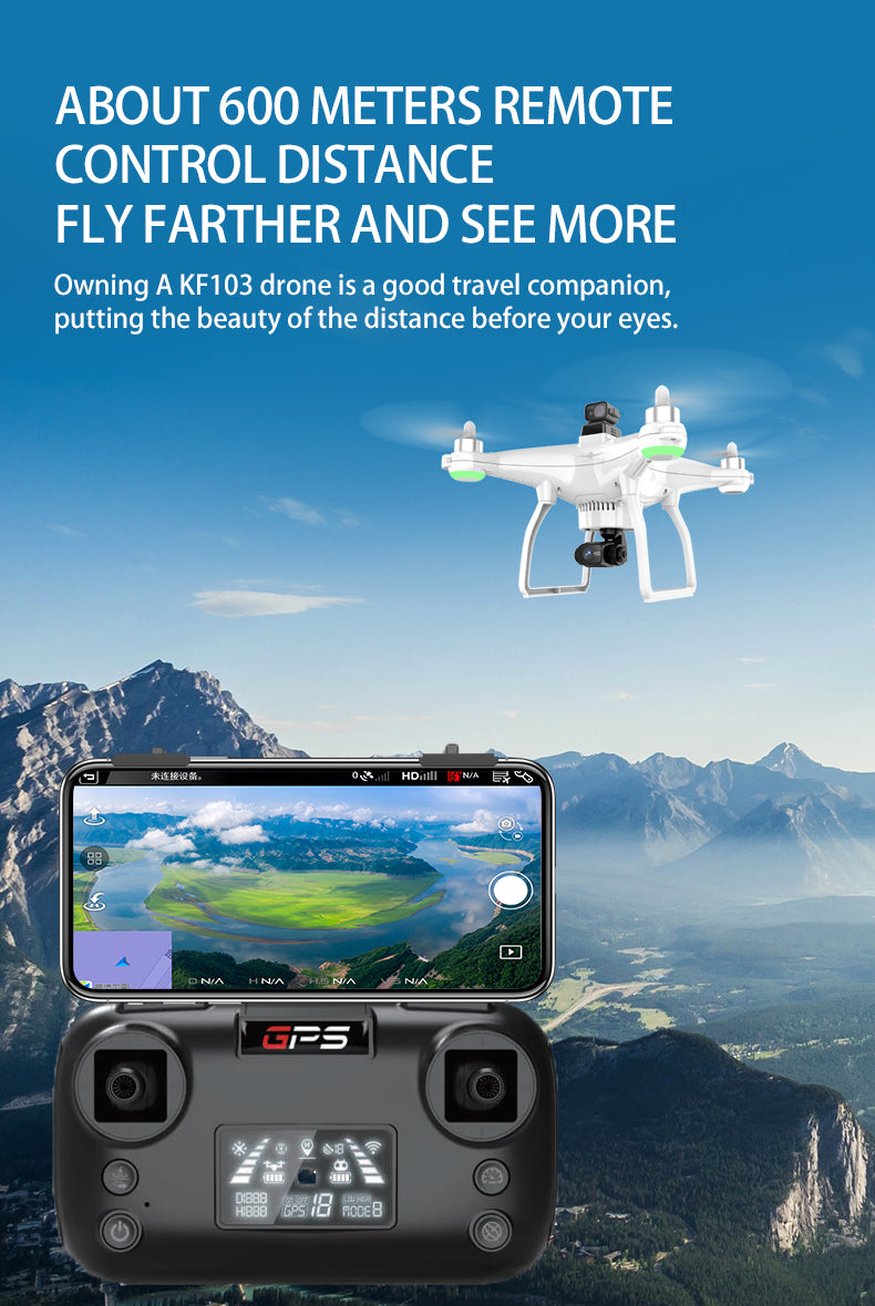 4K HD Dual-GPS Drone with Laser Obstacle Avoidance – 3-Axis Gimbal & Long-Range FPV Quadcopter