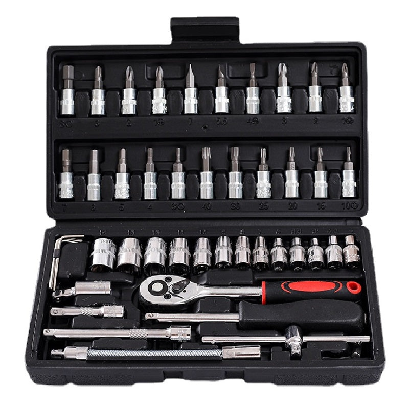 Socket Ratchet Wrench Set - Comprehensive Repair Tools