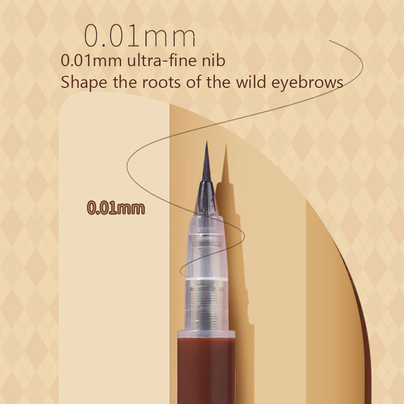 Fine-Tip Liquid Eyebrow Pencil - Long-Lasting, Smudge-Proof Precision Brow Definer