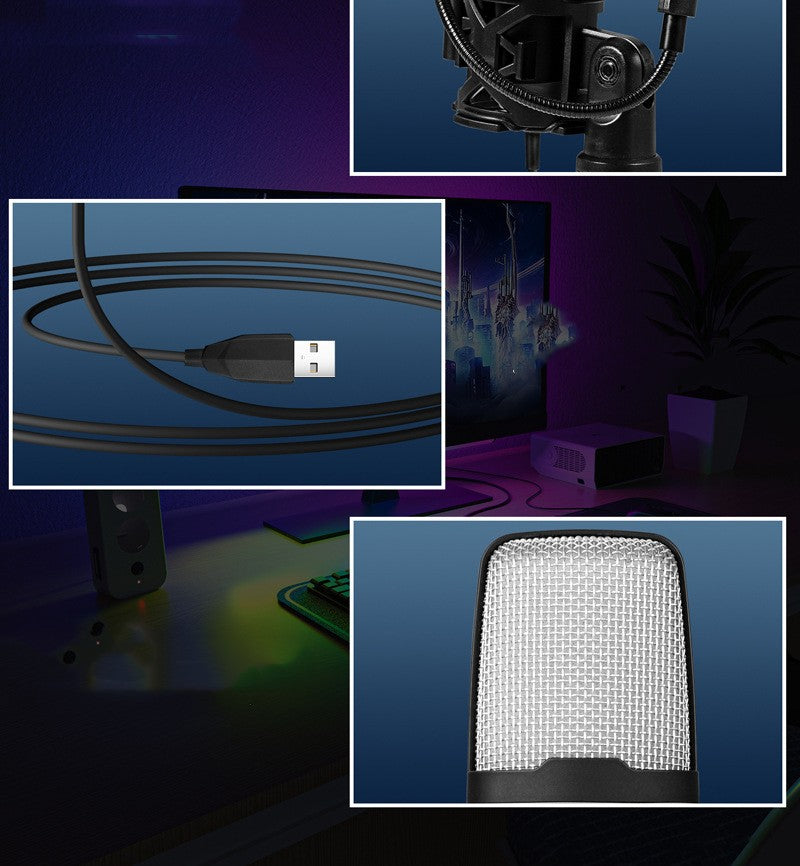 Desktop Live Conference-microfoon - Heldere audio voor vergaderingen en streaming