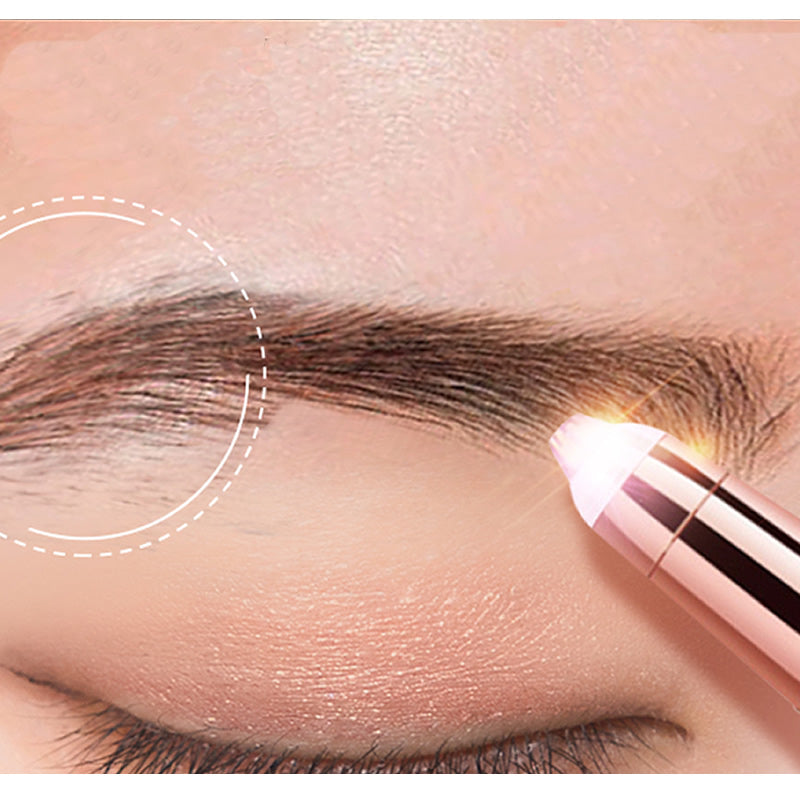 Electric Eyebrow Trimmer - Precise Eyebrow Shaper & Facial Hair Epilator for Women