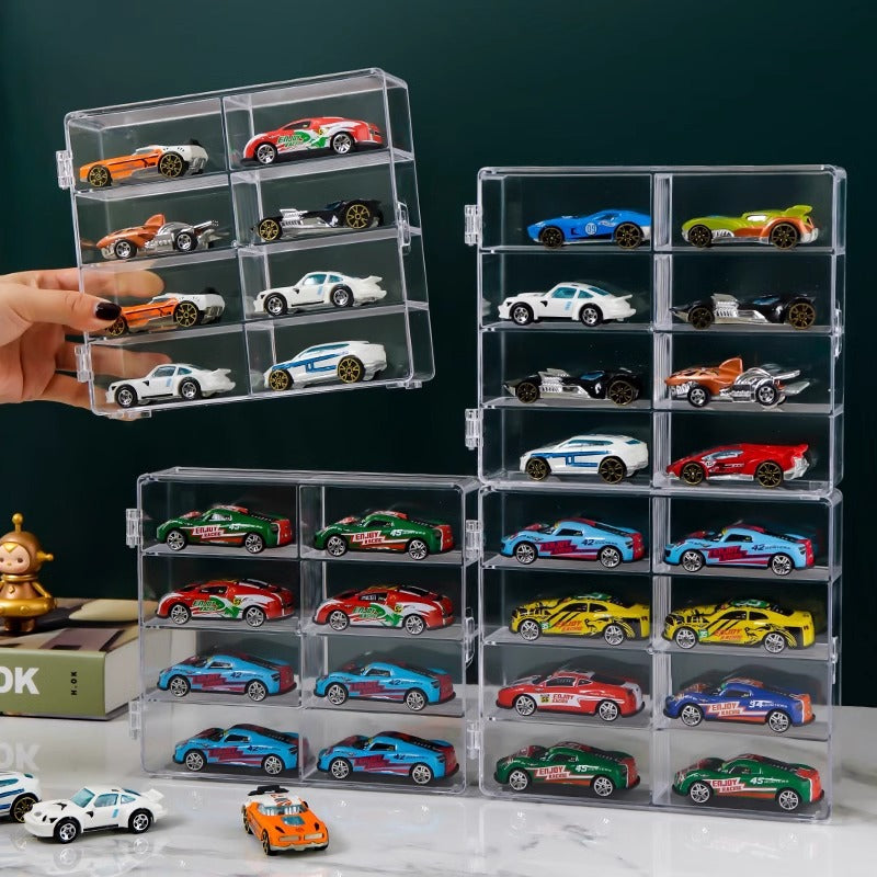 Plastic Acrylic Dustproof Toy Storage Box
