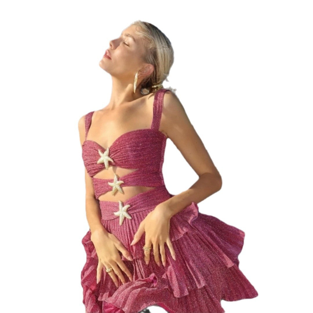 Sexy Hot Girl Alloy Drie-dimensionele Neptune-rok