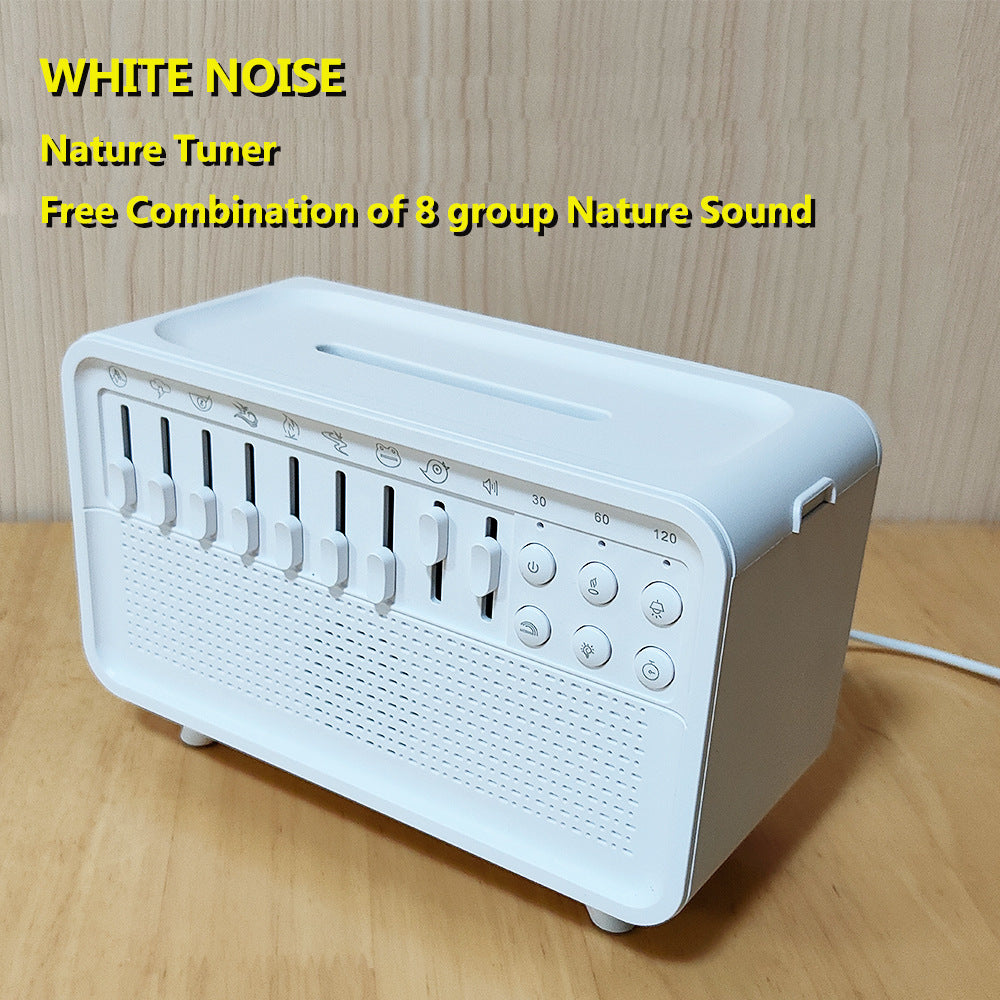 3-in-1 Bluetooth Speaker, White Noise Machine, Night Light & Humidifier – Nature Sounds & Sleep Aid