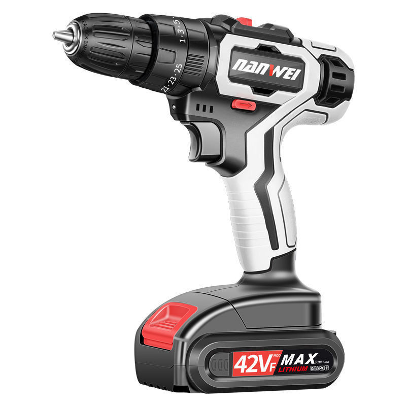 Rechargeable Electric Drill – Lithium Power Tool for Household DIY & Repairs