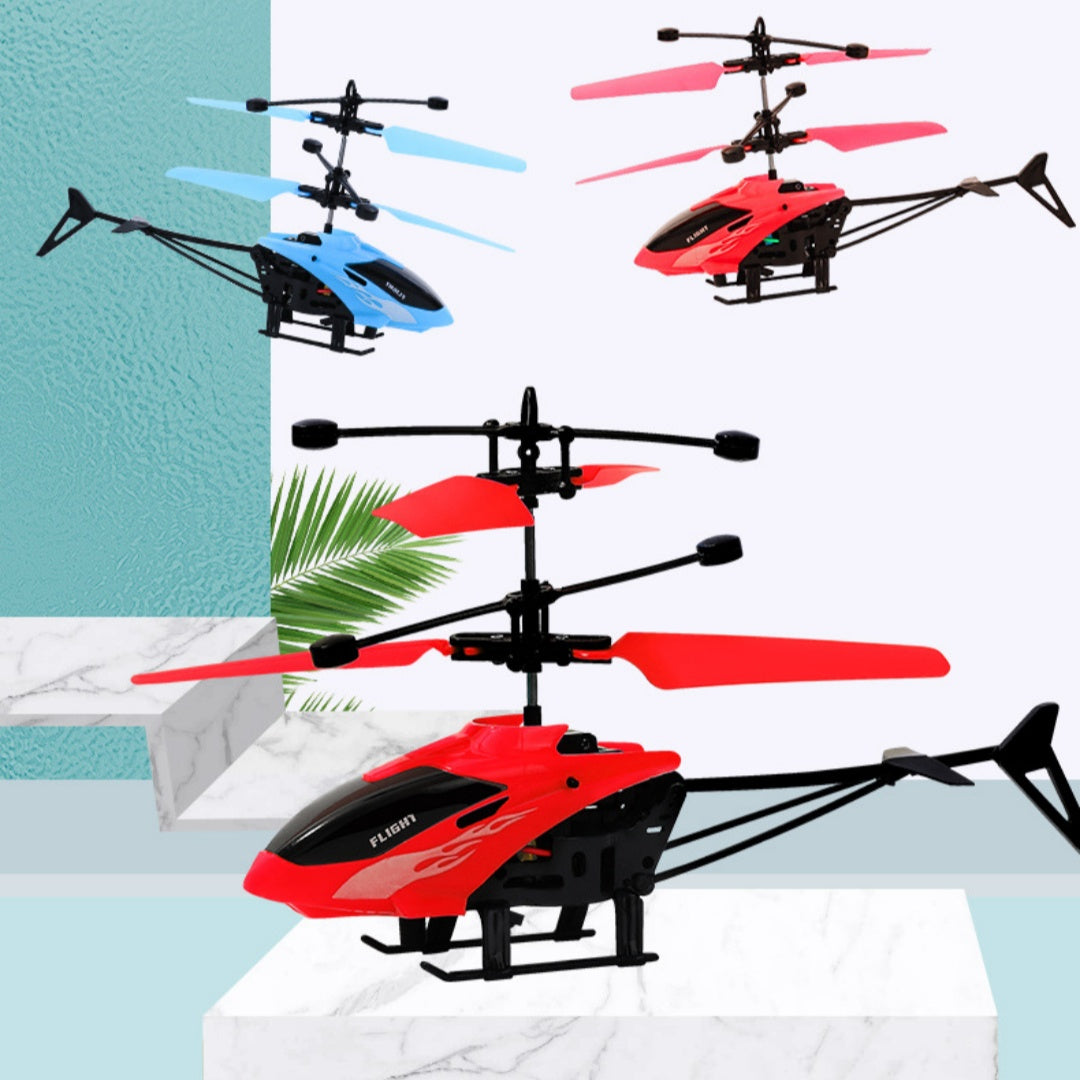 Children's Electric Remote Control Aircraft Toy - Rechargeable Intelligent Induction Flying Toy